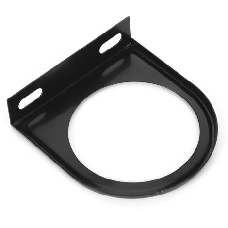 Support de jauge 52mm noir pour modification auto, montage à trou unique, support de compteur voiture. (1/5)