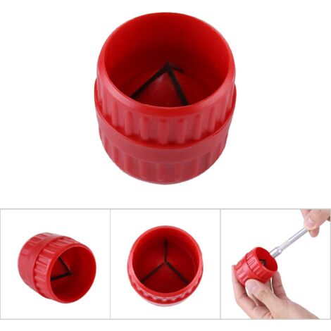 Alésoir Manuel pour Tubes PVC et Cuivre, Outil de Débavurage Intérieur/Extérieur (CM-208) (1/5)