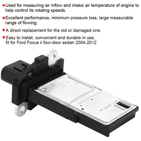 Capteur de Débit d'Air MAF Compatible Ford 3L3A-12B579-BA - Pièce Automobile (1/5)