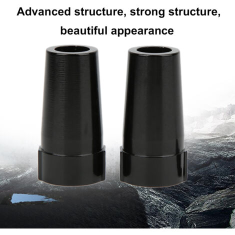 2 pièces Douilles d'Essieu Arrière en Alliage d'Aluminium pour Wraith AX90018 90020 Voiture RC 1/10 - Noir (1/5)