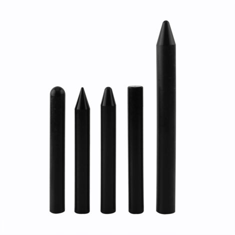5 pièces Outils Professionnels de Réparation de Bosses sans Peinture, Stylo en Nylon pour Enlèvement de Grêle, Noir (1/2)