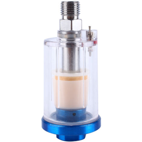 Pistolet à Peinture HVLP Alimentation par Gravité pour Métal et Primaire avec Filtres et Régulateur d'Air (1/5)