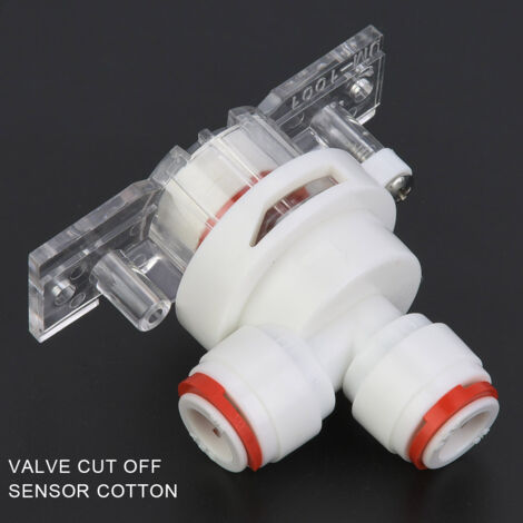 Robinet d'arrêt automatique 3/8" DN10 pour système d'osmose inverse RO - Protection anti-fuite (1/5)