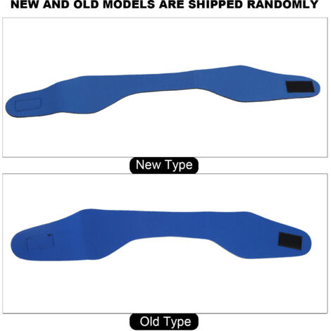 Bandeau de Neoprene Élastique pour Natation Adultes et Enfants (Bleu L) (1/5)
