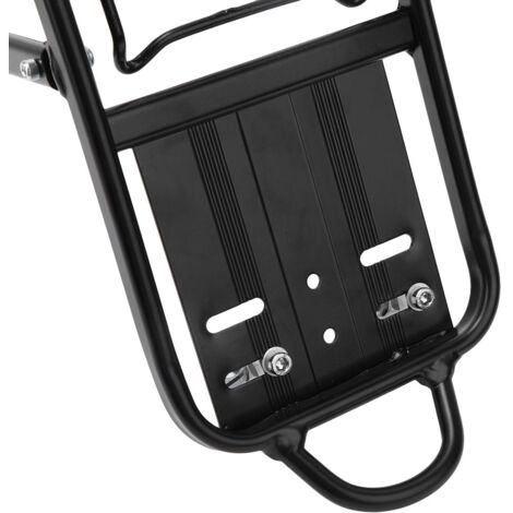 Porte-bagages arrière réglable en alliage d'aluminium pour vélo de randonnée, compatible freins à disque et V. (1/5)