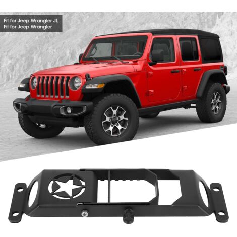 Échelle de Toit Universelle pour Jeep Wrangler JL - Accessoire d'Escalade Noir
