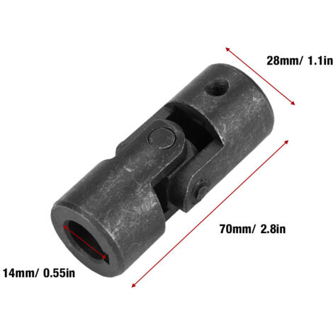Joint universel pour arbre de moteur, coupleur flexible 14mm intérieur 28mm extérieur (1/5)
