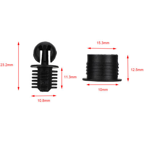 10 Paires de Couvertures de Protection pour Haut-parleur, Fixation à Clip Anti-poussière (1/5)