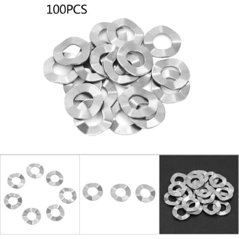 M10 20 pièces Rondelles Grower Ressort en Acier Inoxydable pour Serrage Outils (1/5)