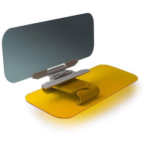 Protecteur Solaire Anti-Éblouissement 2 en 1 pour Voiture - Visière HD Réglable Conduite Jour et Nuit, Extension de Vision Nocturne et Pare-Soleil (1/5)