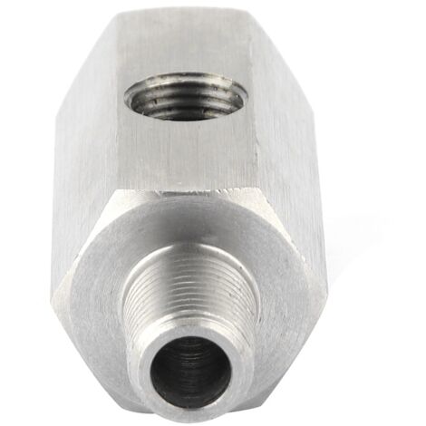 Adaptateur de Té de Capteur de Pression d'Huile 1/8" BSPT vers NPT pour Ligne d'Alimentation Turbo et Jauge (1/5)