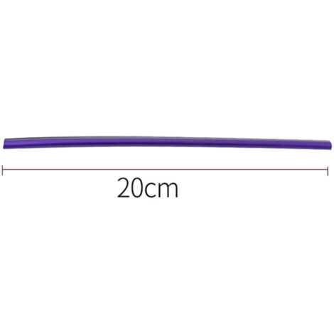 10 pièces moulures en U chromées violettes pour bouches d'air climatisation voiture, 20 cm décoration tableau de bord (1/2)