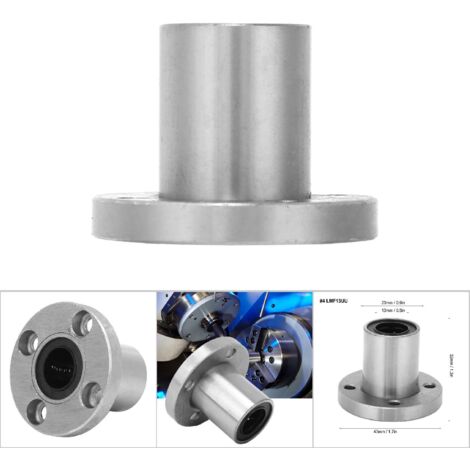 Palier de mouvement linéaire à bride ronde en acier LMF25UU/LMF20UU/LMF16UU/LMF13UU pour équipements électroniques (1/5)