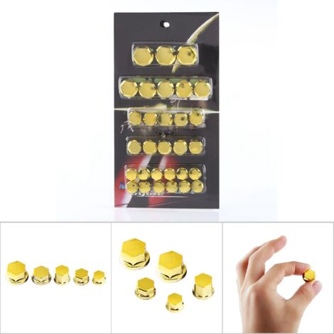 30 Capsules de Couverture pour Vis et Boulons de Moto, Décorations pour Yamaha, Kawasaki, Honda, Suzuki (1/5)