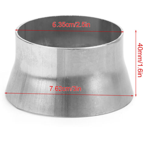 Adaptateur de Réduction en Acier Inoxydable 2,5 à 3 Pouces pour Tuyauterie de Remplacement (1/5)
