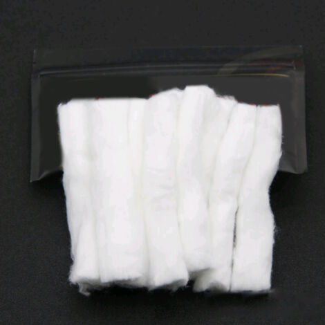Mèche en Coton Bio pour Atomiseur RDA, Haute Absorbance et Conductrice d'Huile (1/5)