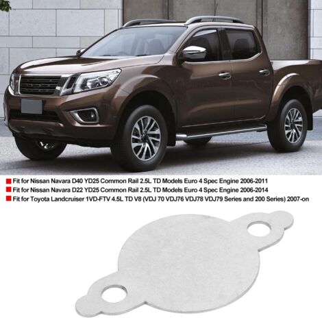 Plaque de Blindage EGR Compatible Nissan Navara D40 2.5L YD25 Diesel 2006-2011 Euro 4 (1/5)