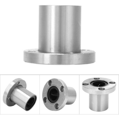 Palier de mouvement linéaire à bride ronde en acier LMF25UU pour machines électroniques (1/5)
