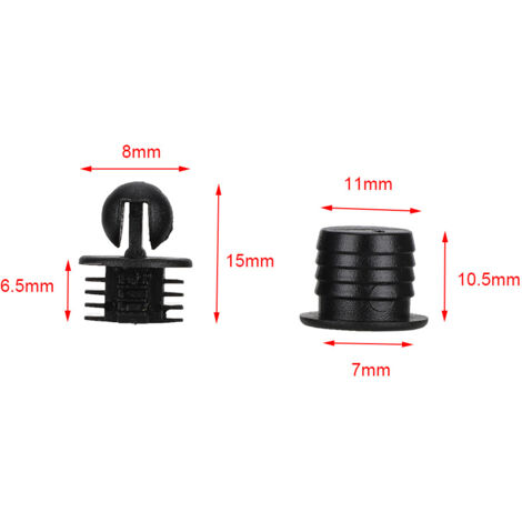 10 Paires de Fixations pour Grille de Haut-parleur, Couverture en Filet et Attaches Rapides pour Enceinte