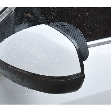 Pare-soleil universel pour rétroviseur extérieur, style fibre de carbone, imperméable et anti-UV pour voiture (1/5)