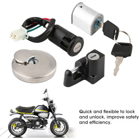 Verrouillage de réservoir de carburant et casque antivol pour Honda Monkey/Ape (1/5)