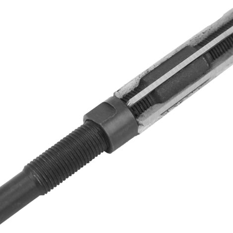Alésoir ajustable 9CRSI H8 pour métal, outil de perçage manuel avec 4 goujures, diamètre 15.25-17 mm (1/5)