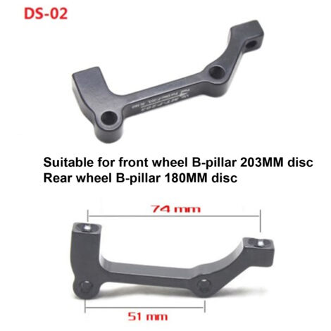 Support de frein à disque vélo ultra-léger pour rotor 140/160/180/203mm (1/5)