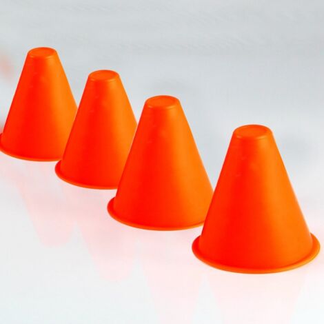 1 Pièce Cône d'Entraînement Football Orange, Matériel Sportif pour Slalom et Parcours d'Obstacles (1/2)