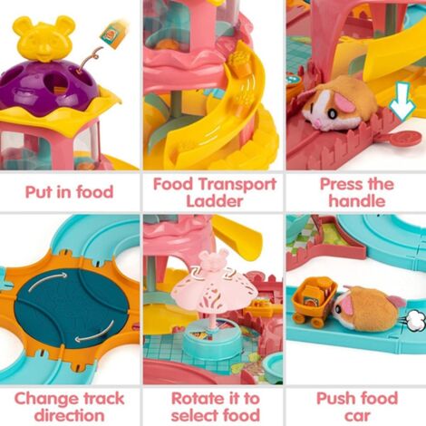 Circuit de Course pour Hamster Électrique - Jouet Éducatif Enfant, Cadeau Anniversaire Noël (1/5)