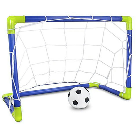 Kit de But Football et Hockey Enfants 2 en 1 avec Ballons et Pompe - Jouets d'Entraînement Sportif Extérieur (1/5)
