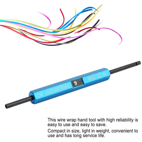 Outil manuel 3 en 1 pour envelopper, dénuder et dérouler des fils simples brins AWG 30 (WSU 30M) (1/5)