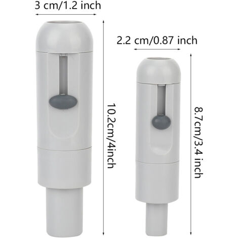Poignée d'aspiration dentaire en plastique, adaptateur pour tube, valve à vide HVE SE, éjecteur de salive (1/5)