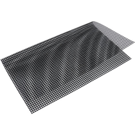 Grille de barbecue antiadhésive alimentaire, tapis multifonction pour cuisson en plein air (Noir 33x40 cm) (1/5)
