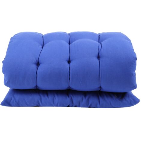 Matelas de coussin long pour chaise de jardin pliante en rotin, coussin de siège de détente 48x155x8cm (1/5)