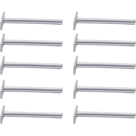 Support mural robust et durable pour étagère - Support rond encastré (12,5 cm) (1/5)