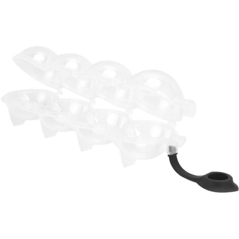 Moule à Glaçons Silicone 4 Cases, Fabricant de Boules de Glace pour Whisky, Accessoire Bar et Cuisine (1/5)