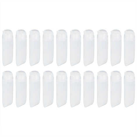 20 Tubes Cosmétiques Vides 30ml Remplissables pour Shampoing et Nettoyant Visage, Bouteille Souple Étanche (1/5)