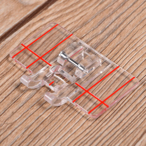 Pied presseur parallèle transparent pour machine à coudre Brother (1/5)