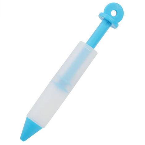 Stylo à Chocolat 4 Embouts Silicone pour Décoration Pâtisserie et Moulage Gâteau (Bleu) (1/5)