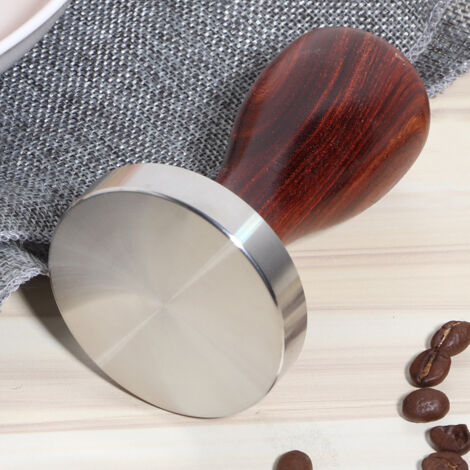 Tampon à Café 58mm en Acier Inoxydable, Base Plate pour Barista et Machine à Expresso (1/5)