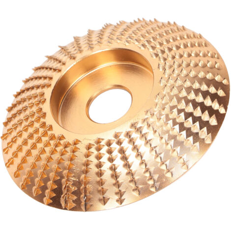 Disque de meulage en acier à haute teneur en carbone pour tronçonneuse, durable et résistant à l'usure, idéal pour le bois. (1/5)