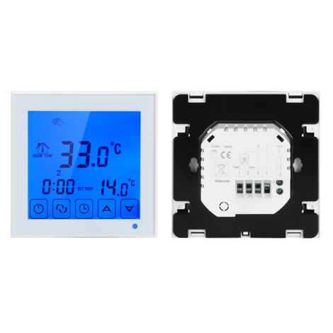 Thermostat de Chauffage au Sol Électrique Domestique - Régulateur de Température 200-240V (1/5)