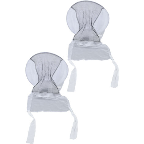 2 pièces Chapeau de Protection Apiculteur avec Moustiquaire Respirante pour Randonneurs et Campeurs (1/5)