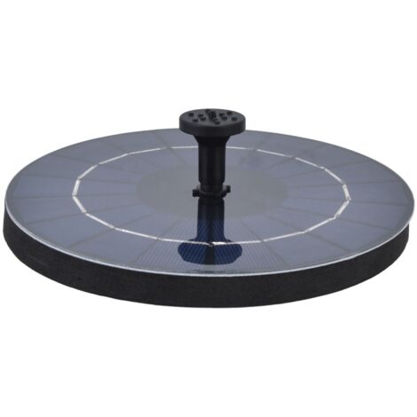 Fontaine Solaire Flottante 9V 3.5W pour Bassin d'Oiseaux, Pompe à Eau Solaire pour Jardin Extérieur (1/5)