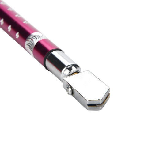 Coupe-verre portable à molette avec poignée antidérapante pour verre de 3 à 15 mm (violet) (1/5)