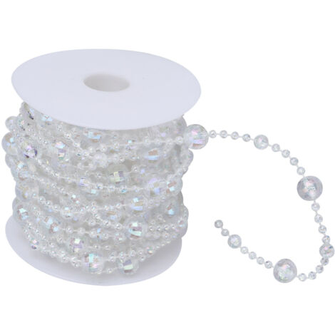 Guirlande de Perles en Acrylique pour Décoration de Mariage et Fête DIY, 10m (1/5)