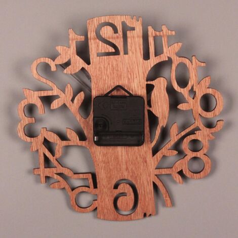 Horloge Murale Design Arbre Silencieuse pour Salon Bureau Chambre Déco (1/5)