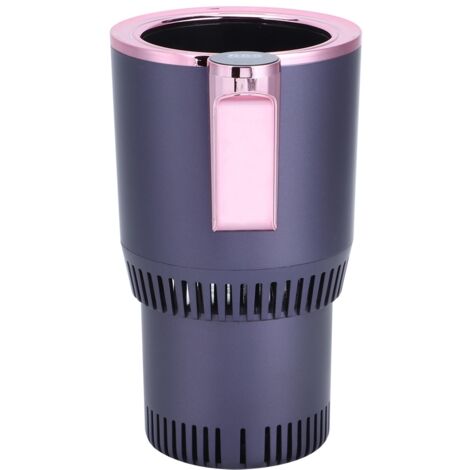 Chauffe-tasse et refroidisseur rapide pour voiture avec affichage numérique de température - Allume-cigare violet pour bureau et maison (1/5)