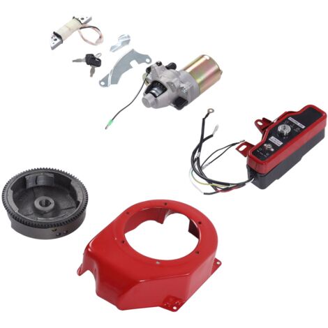 Kit de Démarrage Électrique GX160 2KW 3KW avec Moteur, Volant et Grand Cachet pour Générateur Essence 168F 170F (1/5)
