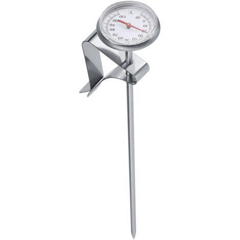 Thermomètre à lait en acier inoxydable -10110℃ pour mousse à café et nettoyage facile (1/5)